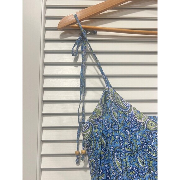 Veronica Beard Windansea Paisley Maxi Dress Blue Electric Multi Size XS NWT - Picture 6 of 12